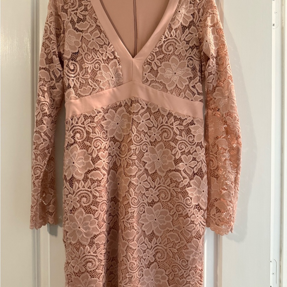 New Guess Lace V-Neck Dress